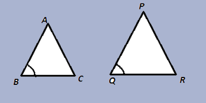 mcq question Conditions for SAS similar triangle 